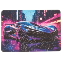 Пазл «Неон драйв» 20х29см, 116 деталей Пазл «Неон драйв» 20х29см, 116 деталей