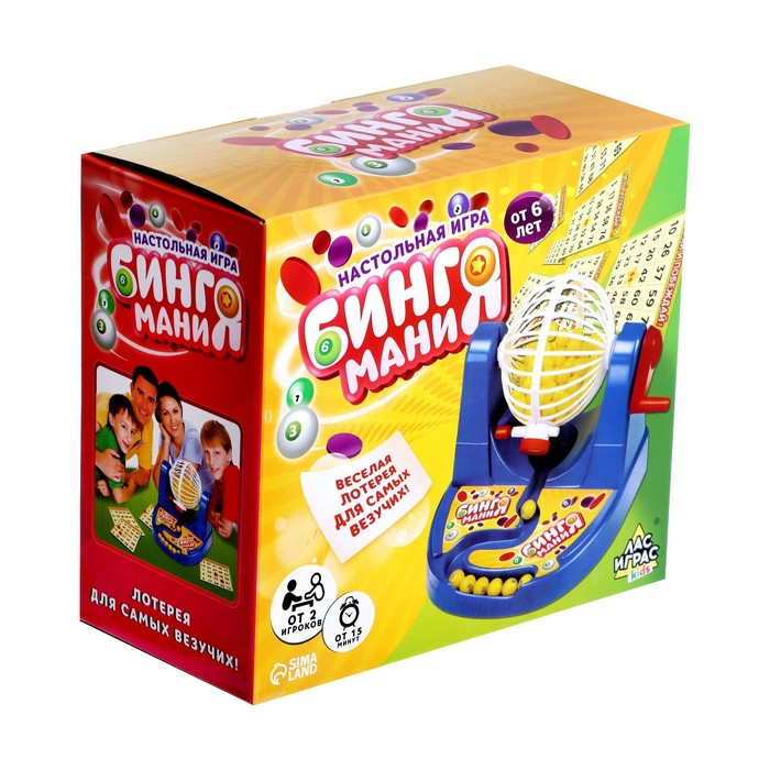 Настольная игра на развитие логики и счёта «Бинго маниЯ», 35 двусторонних карточек Настольная игра на развитие логики и счёта «Бинго маниЯ», 35 двусторонних карточек