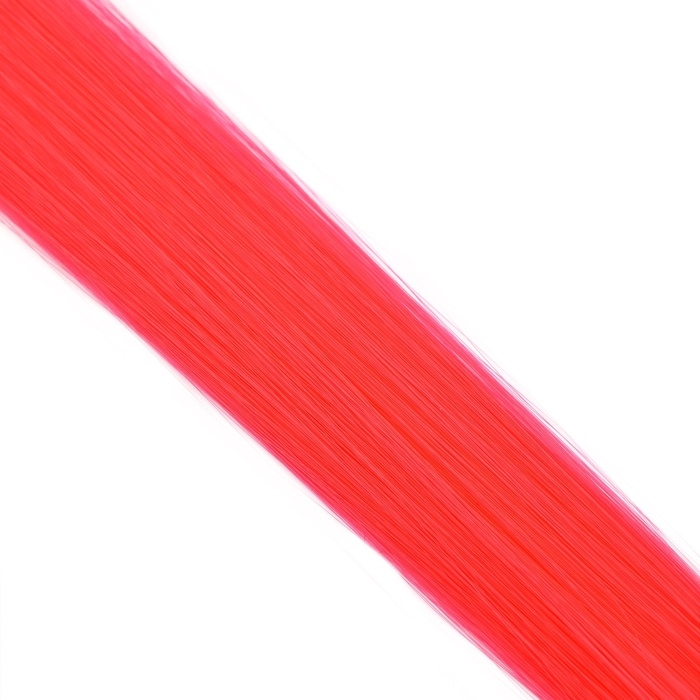 Цветные пряди для волос новогодние &laquo;Котенок-мур&raquo; на Новый год, (ярко-розовый) 50 см