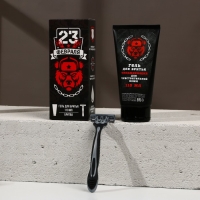 Подарочный набор косметики &laquo;Подарок для лучшего мужчины&raquo;, гель для бритья 110 мл и бритва, HARD LINE