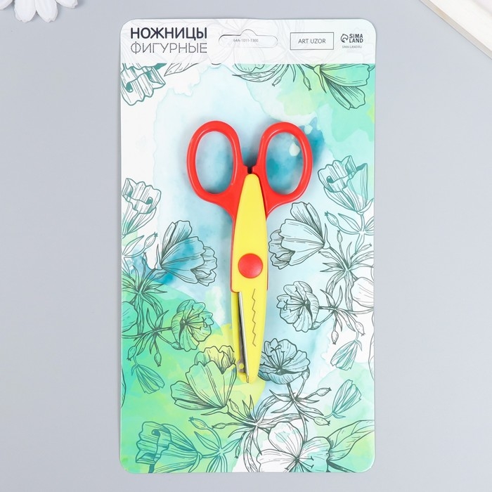 Ножницы рельефные "Малыши" МИКС