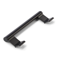 Ручка-скоба для пластиковых дверей ТУНДРА 001BL, металлическая, цвет черный Ручка-скоба для пластиковых дверей ТУНДРА 001BL, металлическая, цвет черный