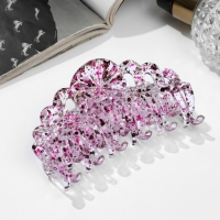 Краб для волос "Бетуль" узор, 9 см, микс Краб для волос "Бетуль" узор, 9 см, микс