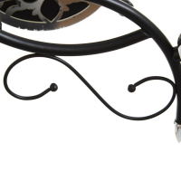 Люстра "Триони" 2 лампы 40Вт Е27 хром-черный 51х31х29