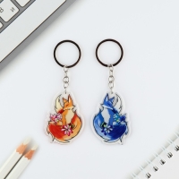 БПарные брелоки &laquo;Лисички&raquo; набор, 2 шт.