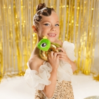 Мягкая игрушка змея &laquo;Золотая принцесса&raquo;, 17 см