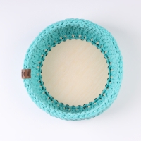 Корзинка "Малышка", 16 х 7,5 см, мятный, хлопок Корзинка "Малышка", 16 х 7,5 см, мятный, хлопок