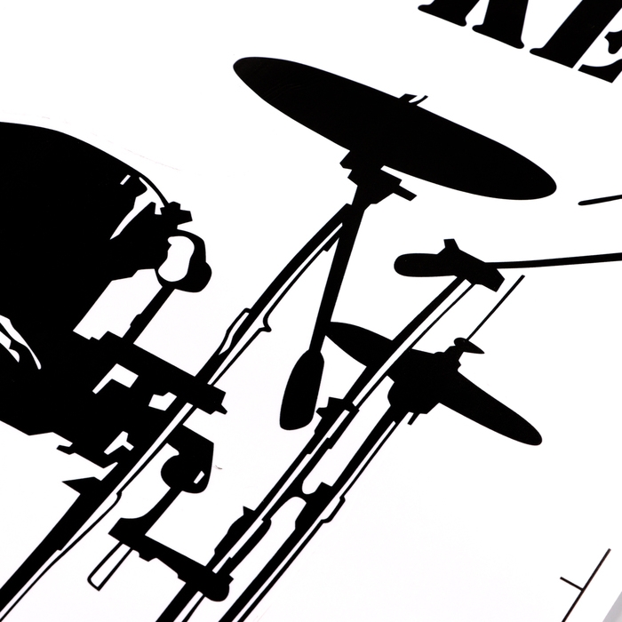 Наклейка 3Д интерьерная Рокер 58*57см