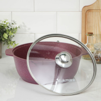 Жаровня Trendy style, 4 л, d=28 см, антипригарное покрытие, цвет фиолетовый Жаровня Trendy style, 4 л, d=28 см, антипригарное покрытие, цвет фиолетовый