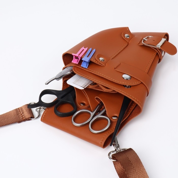 Сумка для мастера, 23 &times; 13,7 см, длина ремня 117 см, цвет МИКС