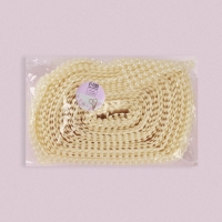 Лента с имитацией жемчуга, 4 см, 9 ± 1 м, цвет белый Лента с имитацией жемчуга, 4 см, 9 ± 1 м, цвет белый