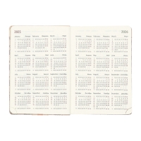 Ежедневник датированный 2025 года A5 168 листов, deVENTE. Expert, интегральная обложка кожзам, карман, перфорация, ляссе, кремовый блок 70 г/м2, серый