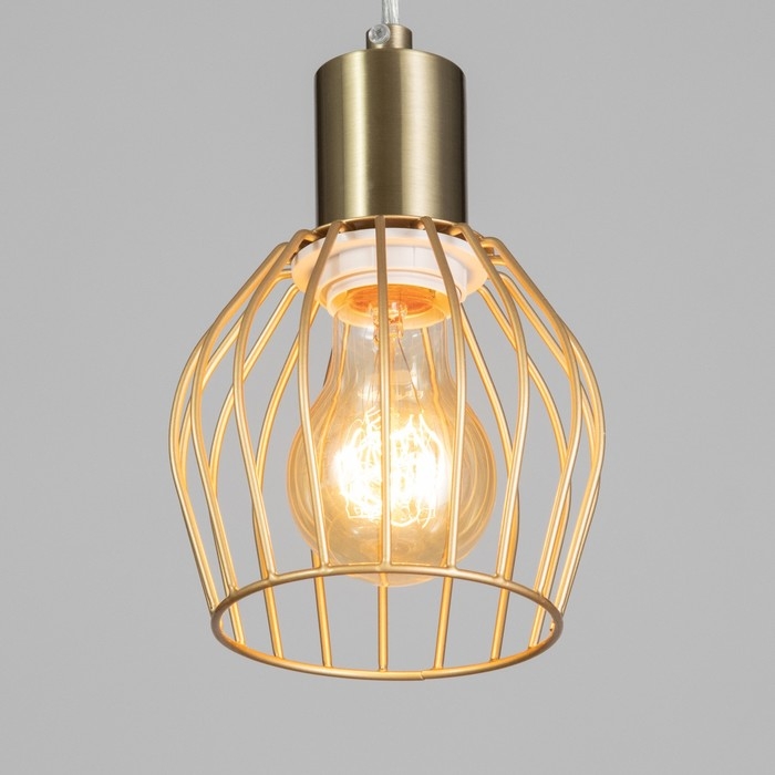 Светильник подвесной "Лофт" 1х25Вт Е27 Бронза 12х116х11