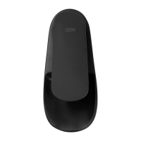 Смеситель для раковины ZEIN Z3806, однорычажный, каскадный излив высотой 9.5 см, черный