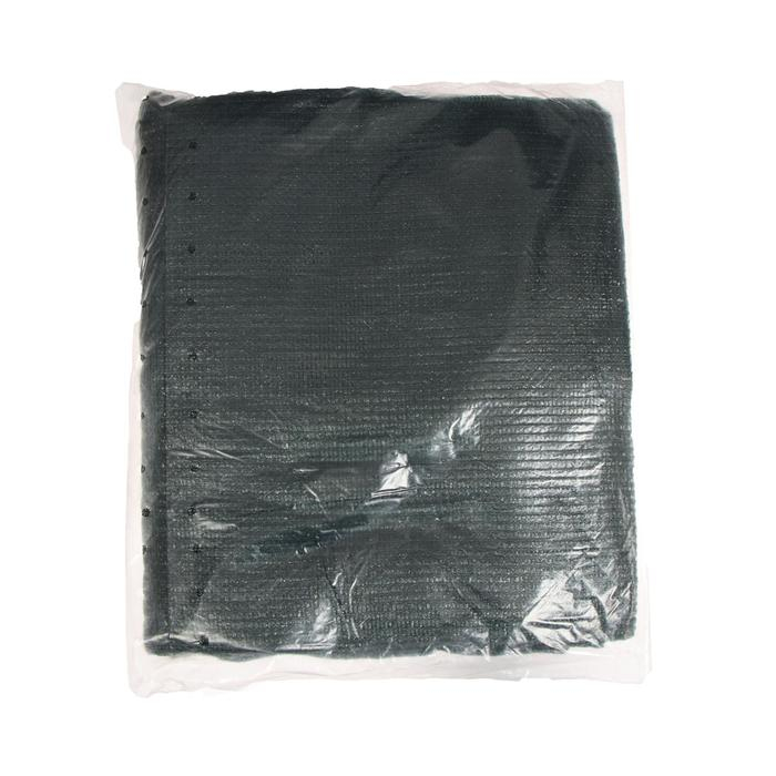 Сетка затеняющая, 2 &times; 10 м, плотность 55 г/м&sup2;, зелёная, в наборе 25 клипс