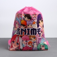 Мешок для обуви &laquo;Мир аниме&raquo; полиэстер, размер 30 х 40 см