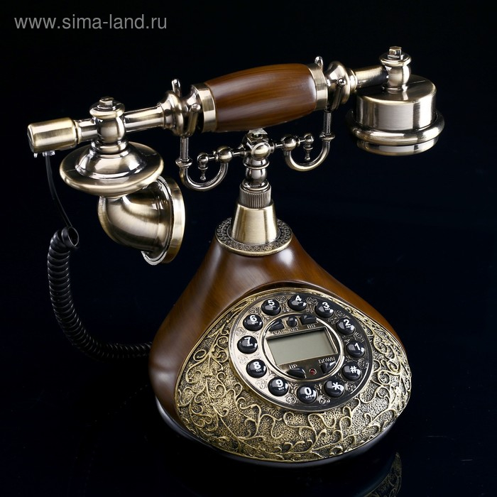 Ретро-телефон Ретро-телефон "Капля с узором", 19 х 26 х 22 см