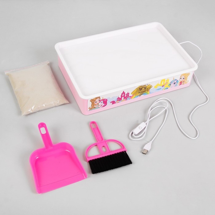 Планшет для рисования песком &laquo;Замок принцессы&raquo;, мод. Tb-01