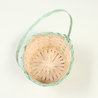 Набор корзин плетеных (бамбук),19xH7,5X9,5x31см,22x9x11x34,24x9x11см,5x35см, 3 шт, зеленый Набор корзин плетеных (бамбук),19xH7,5X9,5x31см,22x9x11x34,24x9x11см,5x35см, 3 шт, зеленый