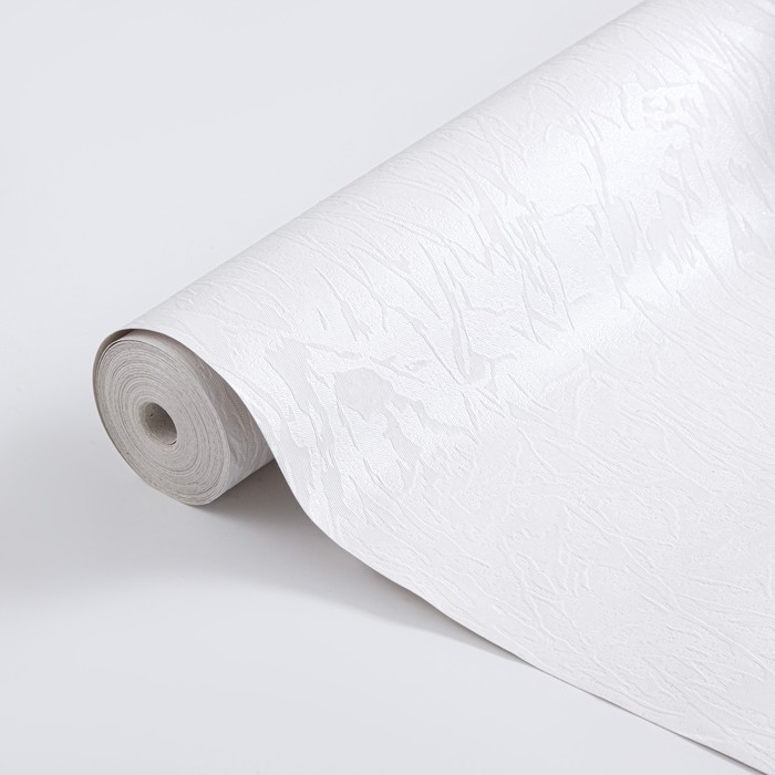 Бумажные обои Аккорд 212-00, 0,53х10,05м, белые Бумажные обои Аккорд 212-00, 0,53х10,05м, белые