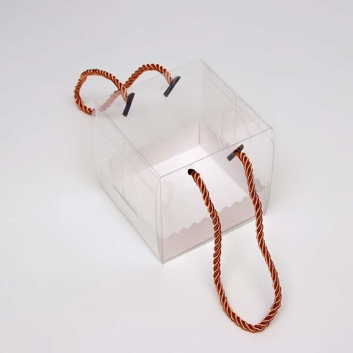 Коробка под рулет, белая 10 х 10 х 10 . Кондитерская упаковка