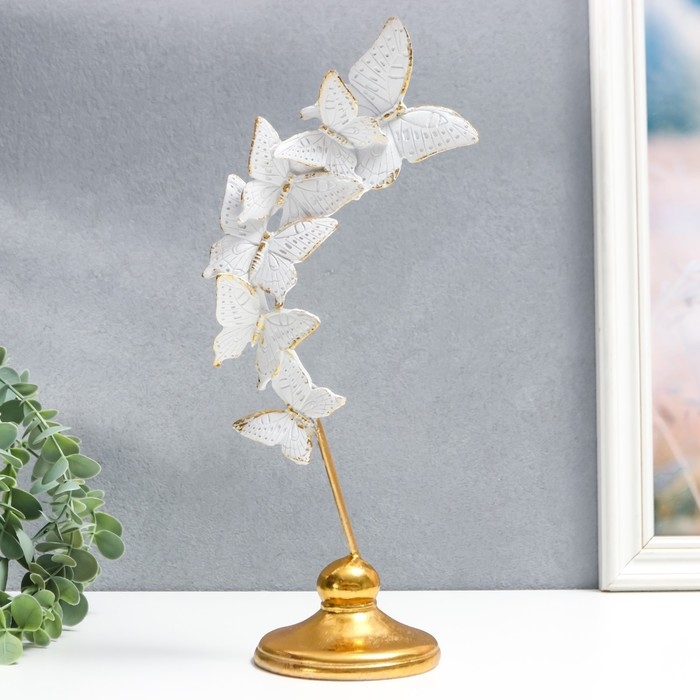 Сувенир полистоун "Рой бабочек" 34х10х10 см МИКС