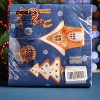 Новый год. Салфетки бумажные Fresco "Новогодние пряники", 2 слоя, 33*33 см, 20 листов Новый год. Салфетки бумажные Fresco "Новогодние пряники", 2 слоя, 33*33 см, 20 листов