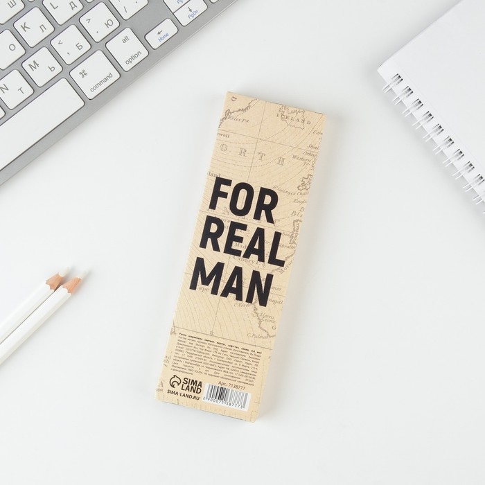 Подарочная ручка &laquo;Настоящему мужчине&raquo;, матовая, металл