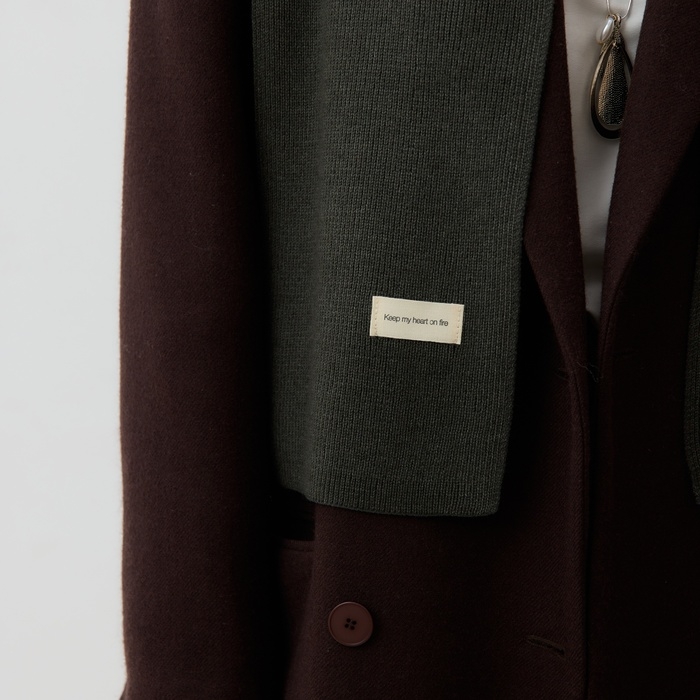 Шарф женский MIST, серый, 21*140 см Шарф женский MIST, серый, 21*140 см