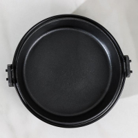 Котелок чугунный, 20&times;5,5 см, с ручкой