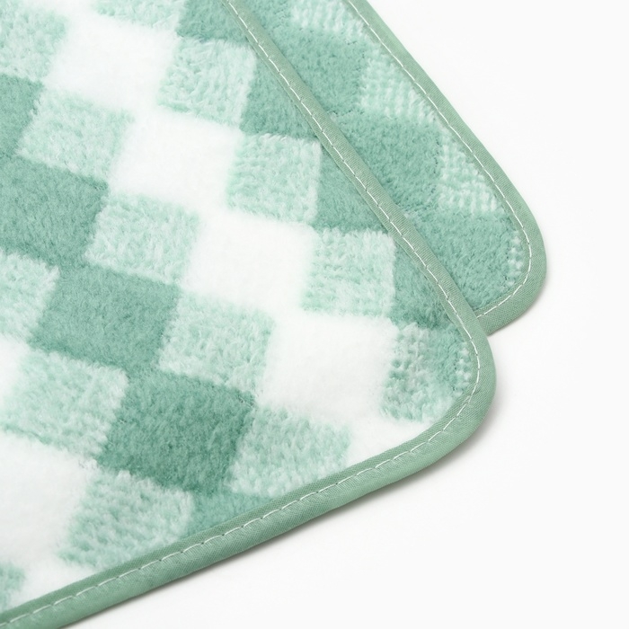 Полотенце банное Этель Полотенце банное Этель "Градиент", цв. зелёный, 70х140 см, 100% п/э, 240 г/м2