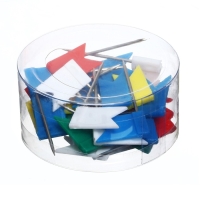 Набор кнопок "Флажки", цветные, в пластиковой упаковке Набор кнопок "Флажки", цветные, в пластиковой упаковке