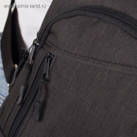 Сумка-слинг из текстиля, &laquo;ЗФТС&raquo;, цвет чёрный