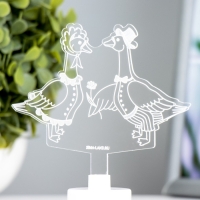 Светильник "Гуси" LED RGB 6 цветов от батареек LR1130, 3шт 11х9,5 см RISALUX