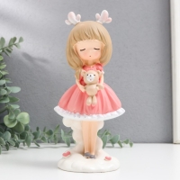 Сувенир полистоун "Девочка с оленьими рожками и мишкой в руках" МИКС 8х9,5х20,5 см Сувенир полистоун "Девочка с оленьими рожками и мишкой в руках" МИКС 8х9,5х20,5 см