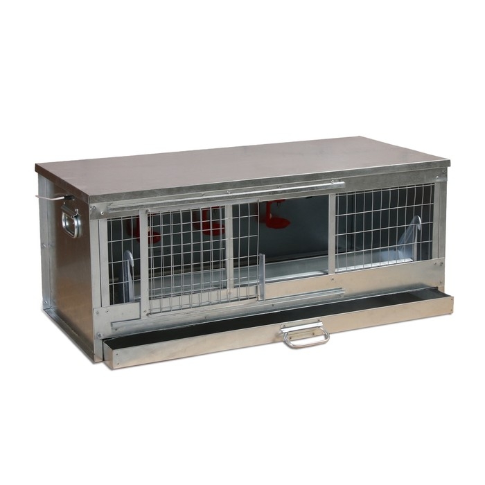 Брудер для цыплят, 100 × 40 × 45 см, с поддоном, кормушкой и поилкой, металлический Брудер для цыплят, 100 × 40 × 45 см, с поддоном, кормушкой и поилкой, металлический