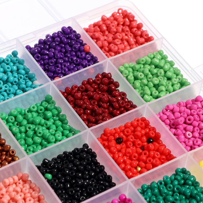 Набор для творчества &laquo;Создай своё украшение&raquo;, бисер, буквы, 24 вида