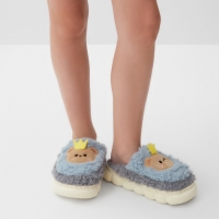 Тапочки детские, размер 32-33, серый Тапочки детские, размер 32-33, серый