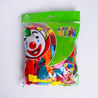 Шар латексный 12", пастель + декоратор, набор 100 шт., цвета МИКС Шар латексный 12", пастель + декоратор, набор 100 шт., цвета МИКС