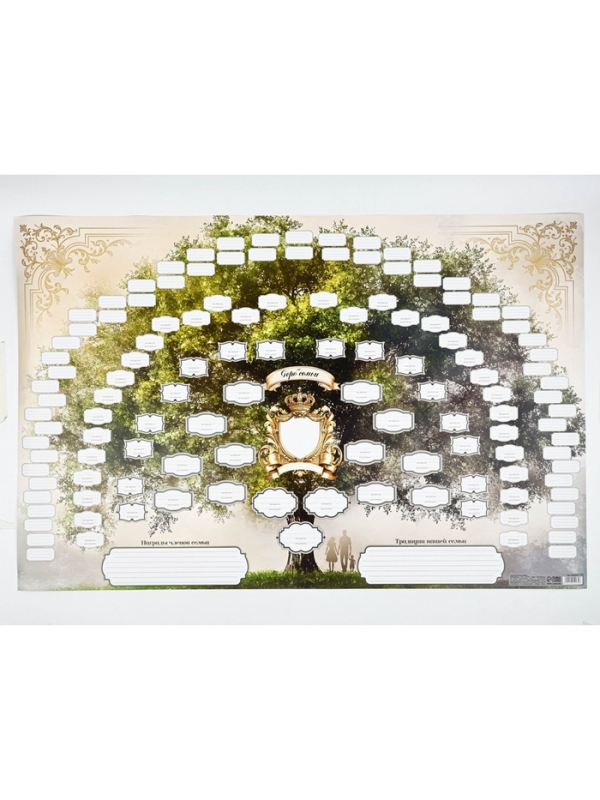 Генеалогическое древо "Герб семьи" 90,6х59,6см