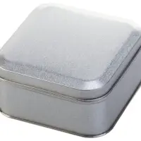 Коробка Pragmax S, квадратная, серебристая