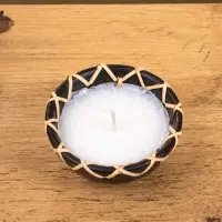 Свеча в керамической чаше, 9х9х5 см