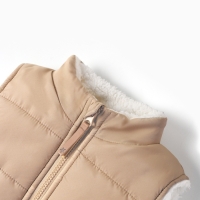 Жилет утепленный KAFTAN, размер 34 (122-128), бежевый Жилет утепленный KAFTAN, размер 34 (122-128), бежевый