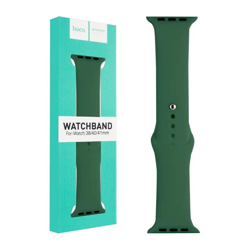 Ремешок для Apl watch 38/40/41mm WA01 Flexible series classic sports silicone stap alfalfa HOCO