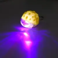 Фонарик брелок для ключей на кольце &laquo;Ёжик&raquo;, 2.8&times;3.5&times;4.8 см, МИКС