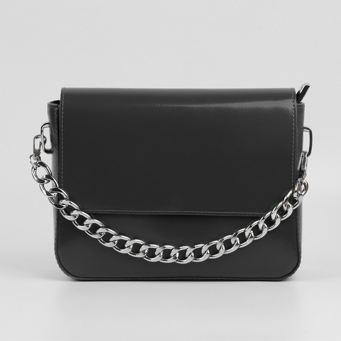 Цепочка для сумки, с карабинами, железная, 22 × 16 мм, 30 см, цвет серебряный Цепочка для сумки, с карабинами, железная, 22 × 16 мм, 30 см, цвет серебряный