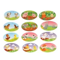 Large DUO puzzle, Mommy and baby, learning the colors