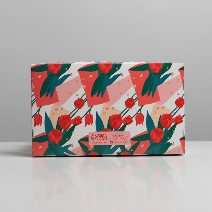 Коробка для эклеров, кондитерская упаковка, 4 вкладыша, «Ты прекрасна», 25.2 х 15 х 7 см Коробка для эклеров, кондитерская упаковка, 4 вкладыша, «Ты прекрасна», 25.2 х 15 х 7 см