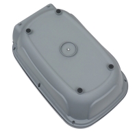 Переноска для животных пластиковая 47х32,5х30 см, серая