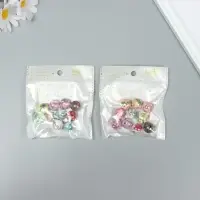 Бусины для творчества акрил "Цветочки" МИКС 1,6х1,6х1,6 см